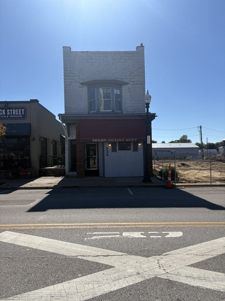Front of 234 W. Market St. before renovation